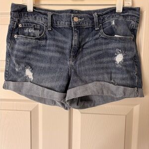 Denim Distressed Women's Shorts